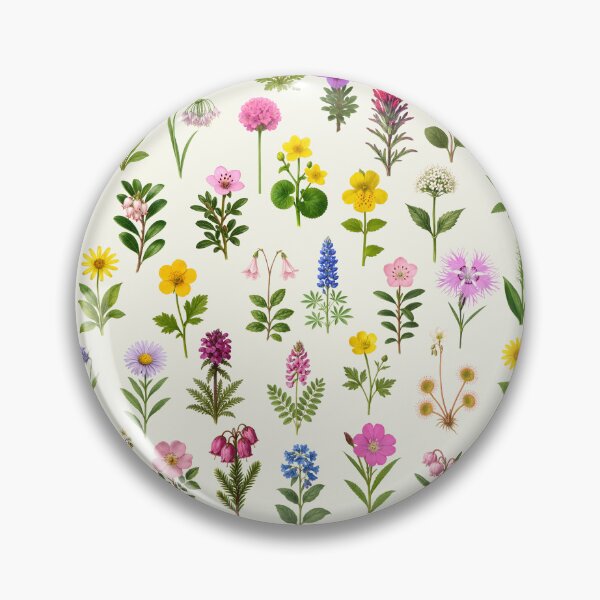 Item preview, Wildflowers of Alaska Illustration Chart designed and sold by kakarikihill.