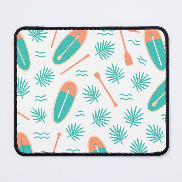 Item preview, Tropical Paddle Board Seamless Pattern designed and sold by SassyArtistry.