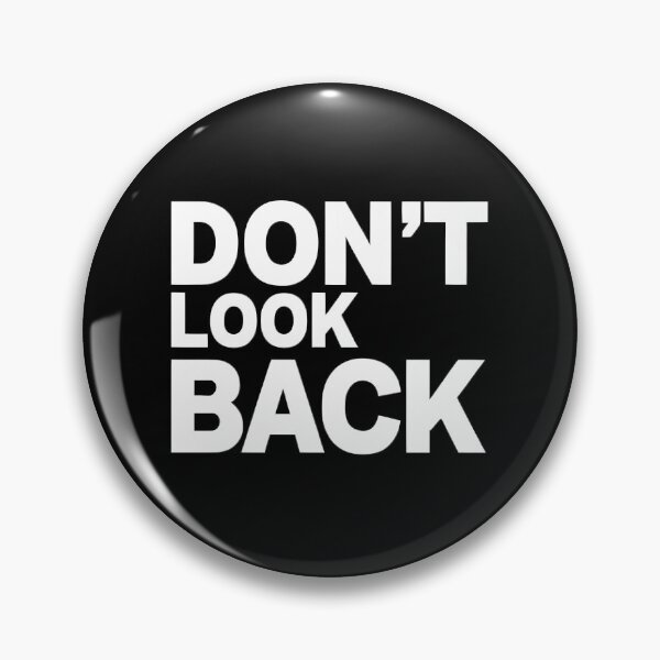 Item preview, Dont look back Blk designed and sold by UrbanPrts.