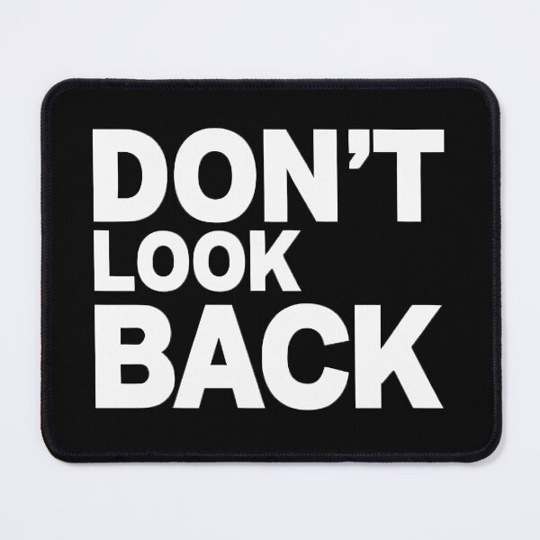 Item preview, Dont look back Blk designed and sold by UrbanPrts.