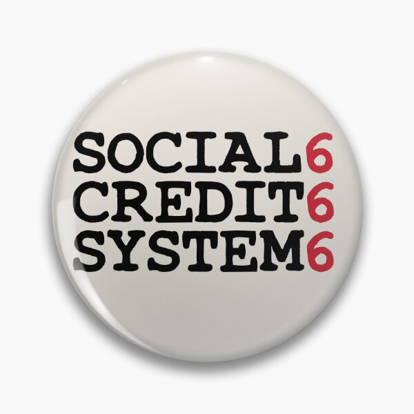 Item preview, Social Credit System 666 designed and sold by thedrumstick.