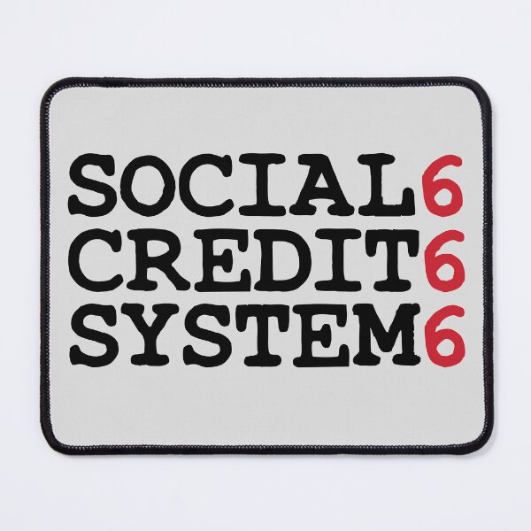 Item preview, Social Credit System 666 designed and sold by thedrumstick.