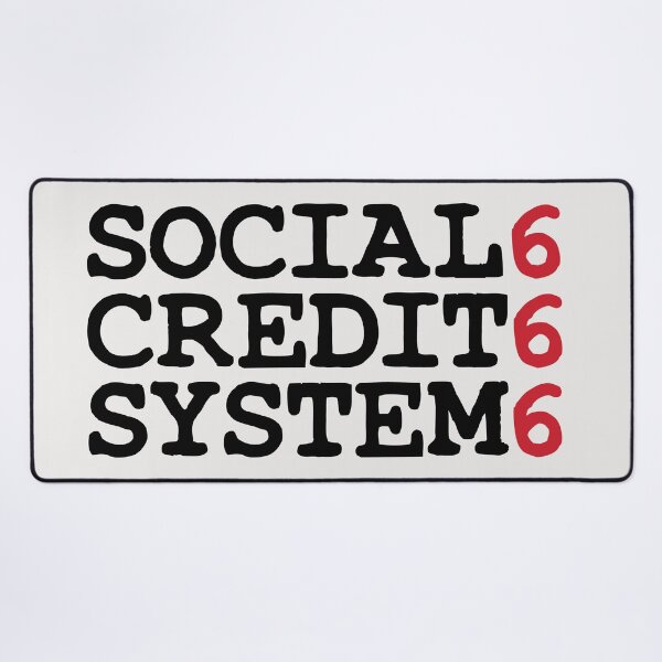 Item preview, Social Credit System 666 designed and sold by thedrumstick.