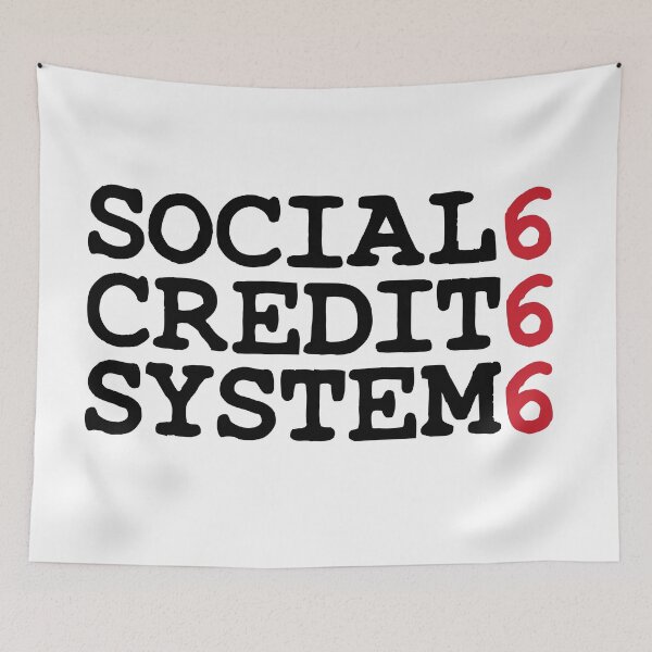 Item preview, Social Credit System 666 designed and sold by thedrumstick.