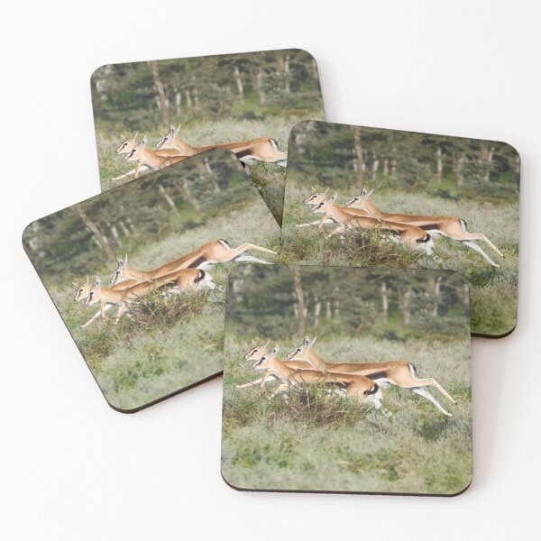 Item preview, Trio of Sprinting Gazelle designed and sold by KristalStittle.