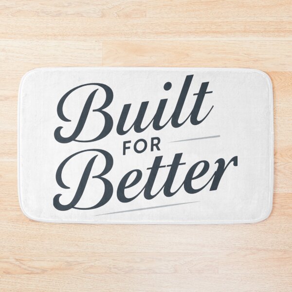 Item preview, Built for Better – Modern Motivational Typography T-Shirt designed and sold by Faithline Studio.