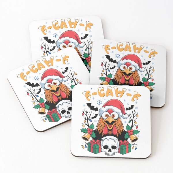 Item preview, F-CAW-F Chicken Christmas Essential T-shirt designed and sold by PrintMod.