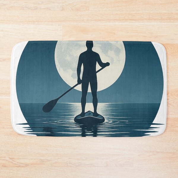 Item preview, Moonlight Paddle Board Reflection designed and sold by SassyArtistry.