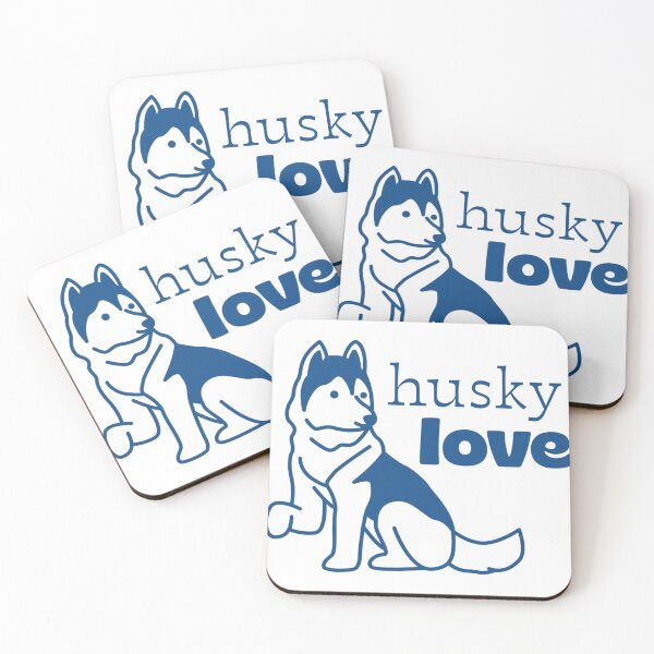 Item preview, Husky Love Dog Cartoon Cute Design designed and sold by Studio Sonder.