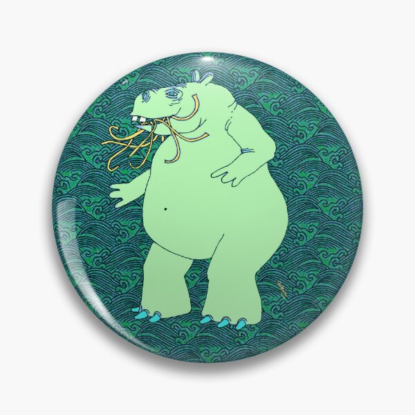 Item preview, Hungry Hungry Hippo Kau Kau Udon Noodles Osaka Style! designed and sold by FloatingRock.