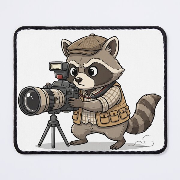 Item preview, Raccoon Photographer – Capture the Wild ?? designed and sold by MzulhilmiZam.