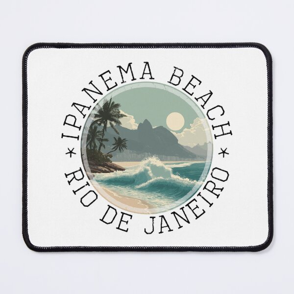 Item preview, Ipanema Beach – Rio de Janeiro (with Black Lettering) designed and sold by VelvetRoom.