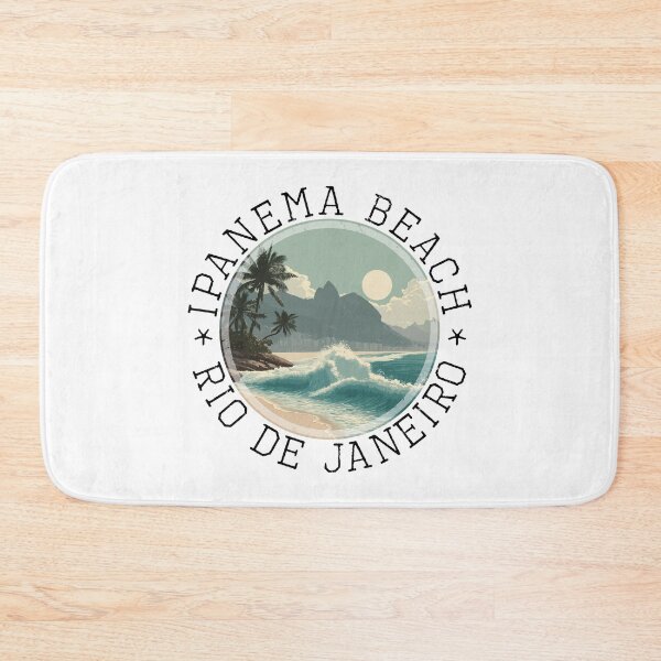 Item preview, Ipanema Beach – Rio de Janeiro (with Black Lettering) designed and sold by VelvetRoom.