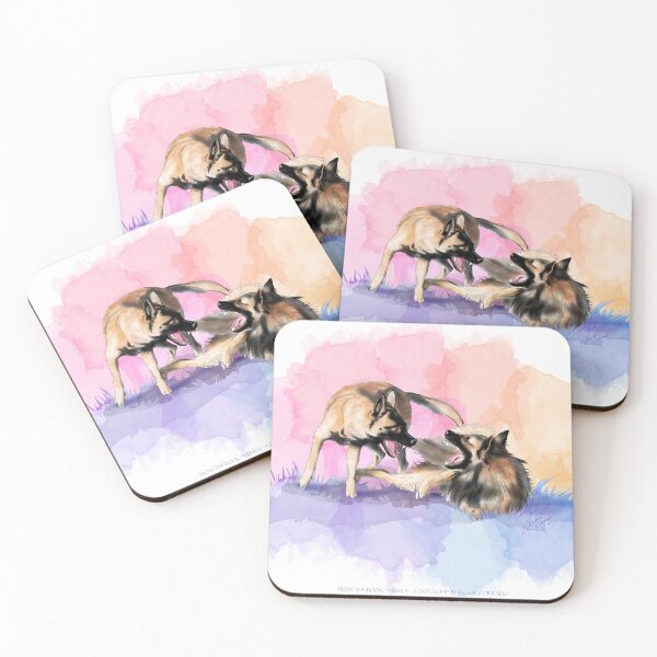 Item preview, Tervuren and Malinois growly play designed and sold by JackieCorrado.