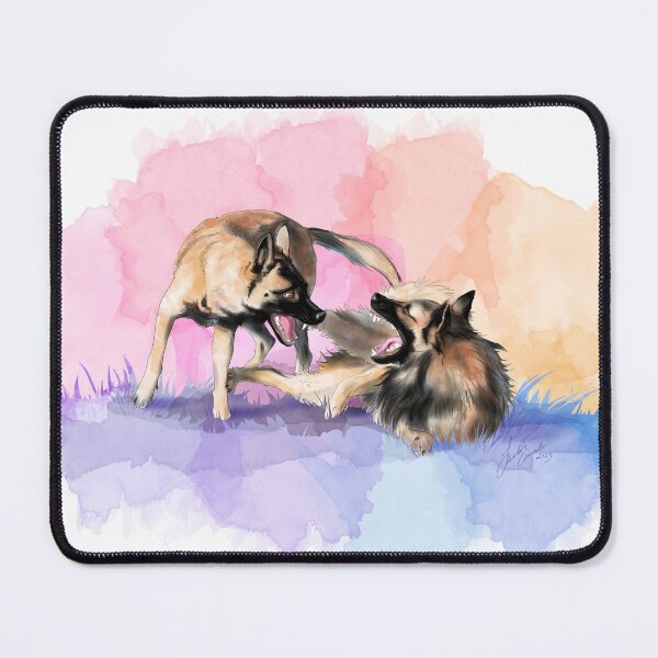 Item preview, Tervuren and Malinois growly play designed and sold by JackieCorrado.