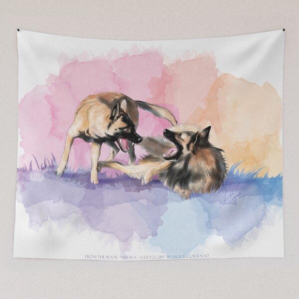 Item preview, Tervuren and Malinois growly play designed and sold by JackieCorrado.