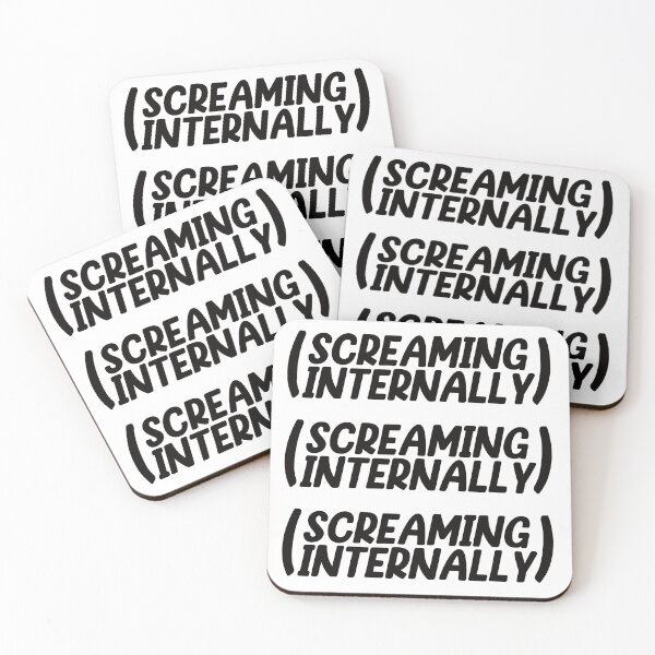Item preview, Screaming Internally designed and sold by the-craft-shop.