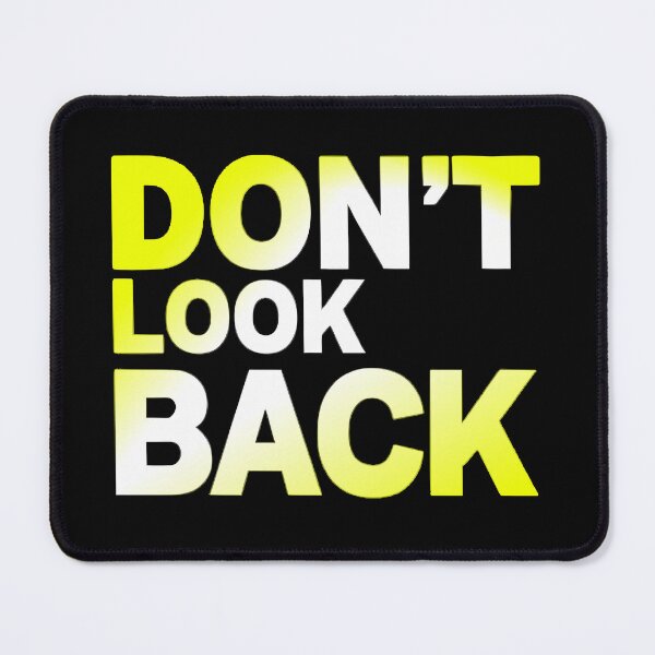 Item preview, Dont look back Ylw-Wrt designed and sold by UrbanPrts.