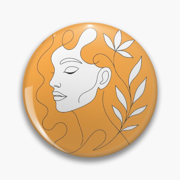 Item preview, Fem-in-in Fleur Orange designed and sold by KevinGarden.