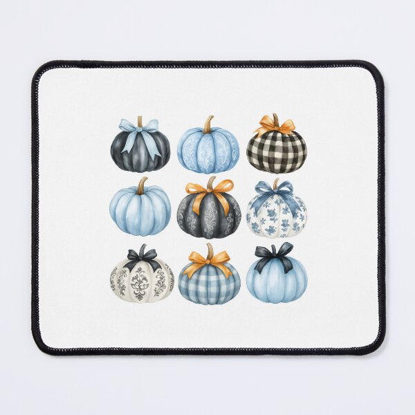 Item preview, Blue Bow Pumpkin designed and sold by stephenflashart.