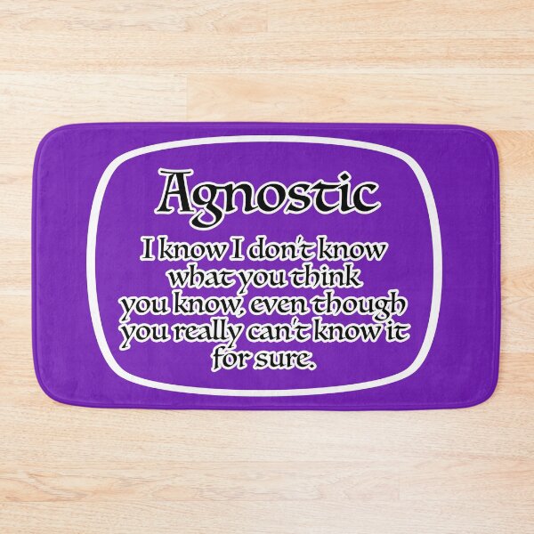 Item preview, Agnostic I know I don’t know what you think you know designed and sold by mntimg.