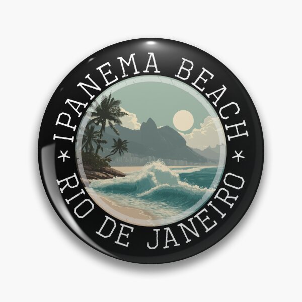 Item preview, Ipanema Beach – Rio de Janeiro (with White Lettering) designed and sold by VelvetRoom.