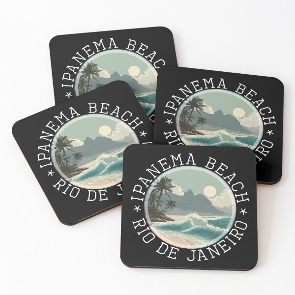 Item preview, Ipanema Beach – Rio de Janeiro (with White Lettering) designed and sold by VelvetRoom.