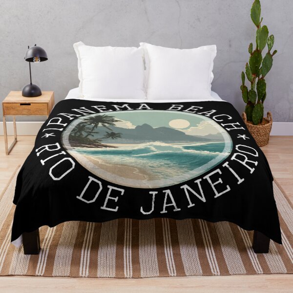 Item preview, Ipanema Beach – Rio de Janeiro (with White Lettering) designed and sold by VelvetRoom.