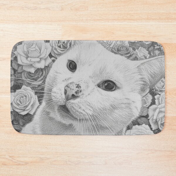Item preview, Sketch Drawing of Domino the Cat designed and sold by MattBStickers.
