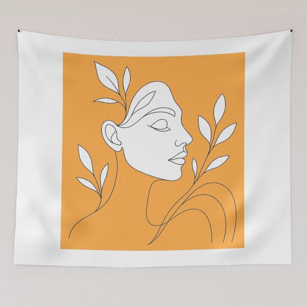 Item preview, Fem-in-in Fleur Orange designed and sold by KevinGarden.
