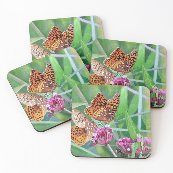 Item preview, Fritillaries on Joe Pye Weed designed and sold by JudysArtCompany.