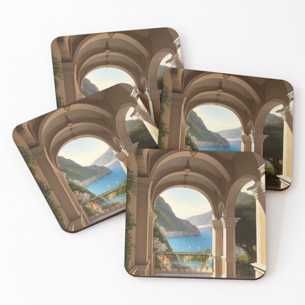 Item preview, Arcade over the Azure Sea designed and sold by afrancisCL.