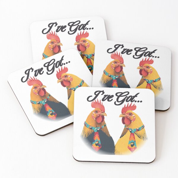 Item preview,  I've Got Two Chickens In Parrot Ties  designed and sold by wesdesignshop.
