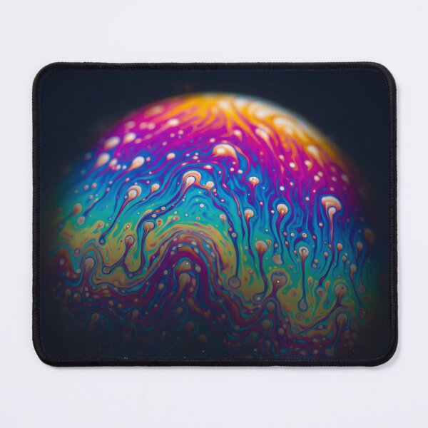 Item preview, Macro Shot of a Brightly Colored Soap Bubble Surface designed and sold by homydesign.