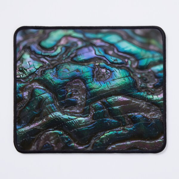 Item preview, Macro View of Iridescent Abalone Shell Texture designed and sold by homydesign.