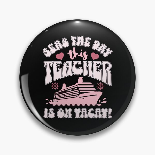 Item preview, Seas The Day This Teacher Is On Vacay! | Teacher Cruise Vacation | Teacher Cruise Ship | School Teacher Cruise Vacation | High School Teacher Cruise Vacation designed and sold by jadedscientist.