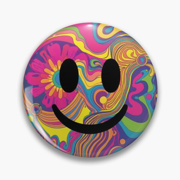 Item preview, Hippie Face (Color Background) designed and sold by RollingLoaded.
