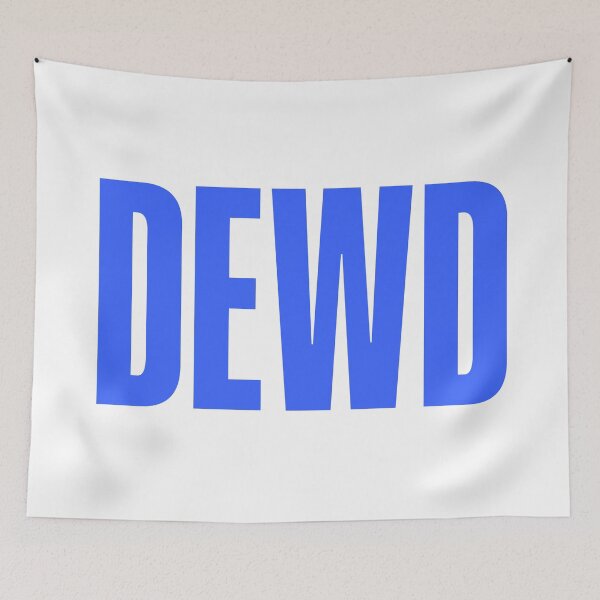 Item preview, Dewd, Blue Bold designed and sold by Memes N Lore .
