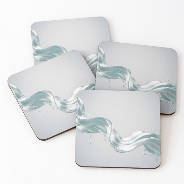 Item preview, Curving splash of flowing liquid metal designed and sold by homydesign.