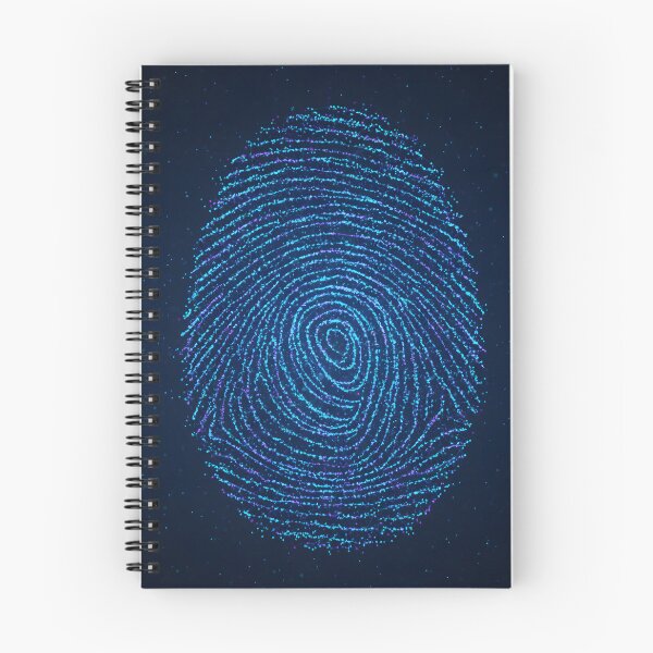 Item preview, Technological biometric scan on a dark background designed and sold by homydesign.