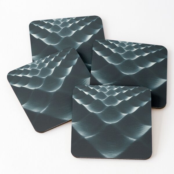 Item preview, Abstract repeating wave pattern with strong contrast designed and sold by homydesign.