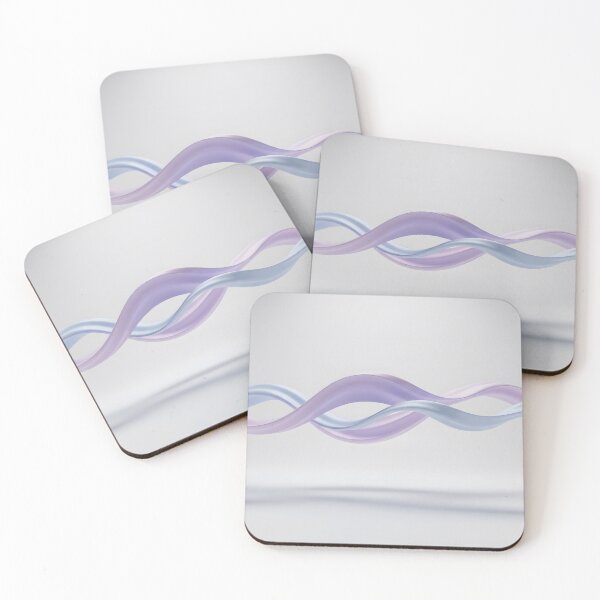Item preview, Intertwining Lavender and Blue Waves designed and sold by homydesign.