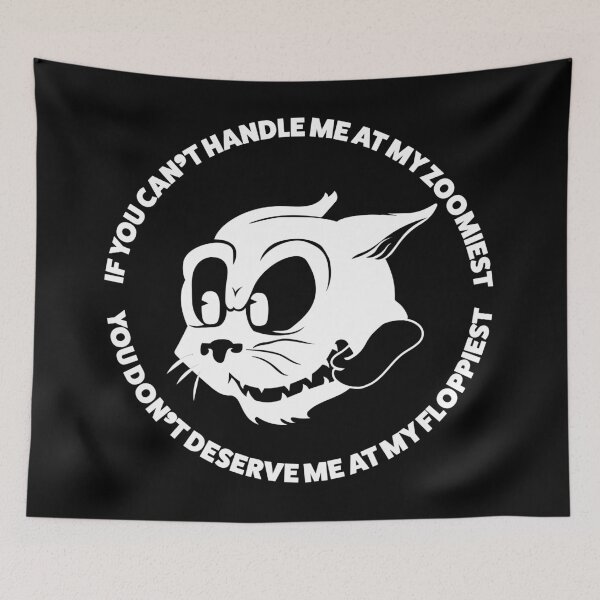 Item preview, Zoomies cat (white) designed and sold by josighuh.