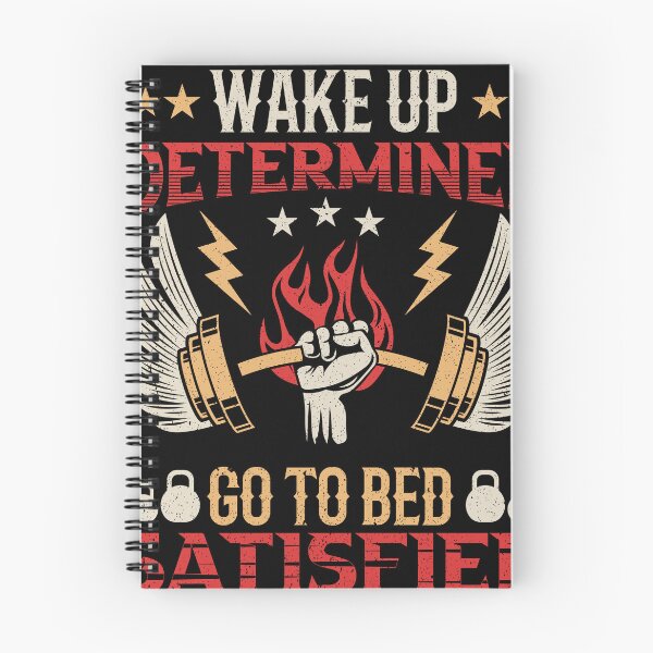 Item preview, Wake Up Determined Go To Bed Satisfied Motivational designed and sold by AYOUCHKA.