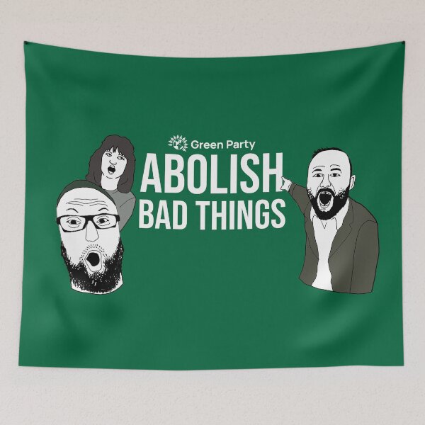 Item preview, Abolish Bad Things designed and sold by The Politics Shop.