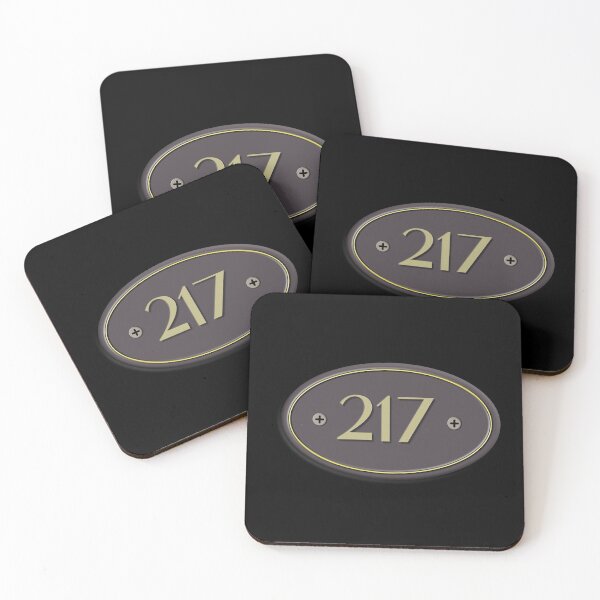Item preview, Stanley Hotel Door Sign room 217 : The Shining designed and sold by Hair-brained  Haberdasher.