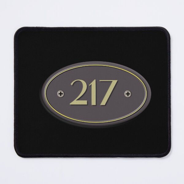 Item preview, Stanley Hotel Door Sign room 217 : The Shining designed and sold by Hair-brained  Haberdasher.
