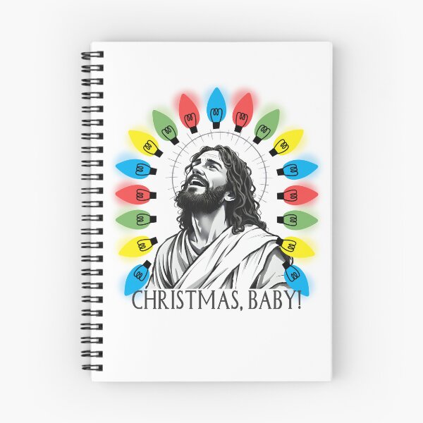 Item preview, Tacky Jesus Christmas tree lights ugly sweater party designed and sold by BigMRanch.