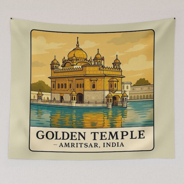 Item preview, Golden Temple / Amritsar, India designed and sold by Myra365Art.