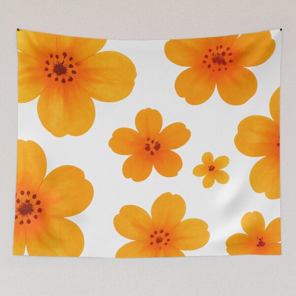 Item preview, Orange Wildflower Blossom Set designed and sold by SassyArtistry.